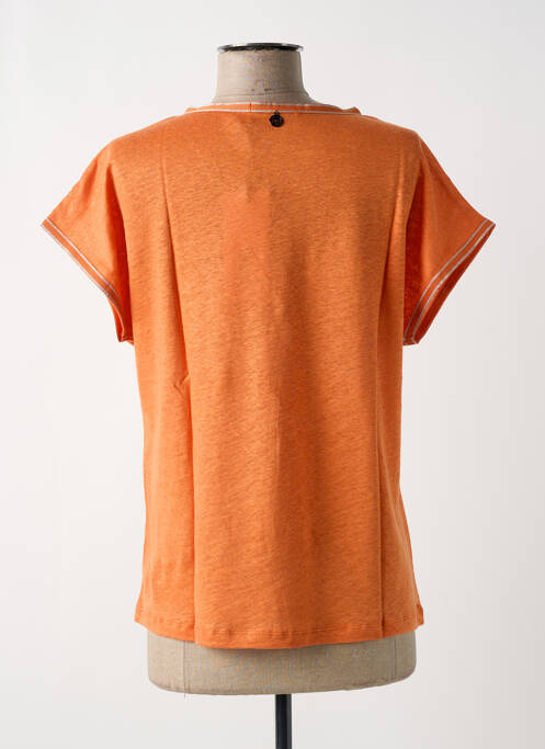 T-shirt orange MALOKA pour femme