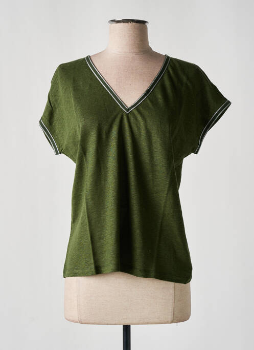 T-shirt kaki MALOKA pour femme