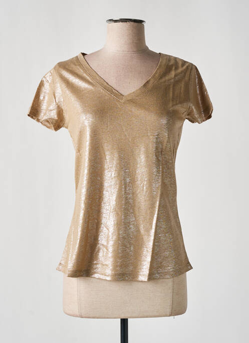 T-shirt marron MALOKA pour femme