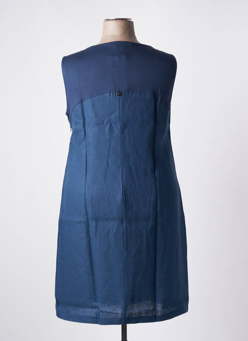 Robe mi-longue bleu MALOKA femme