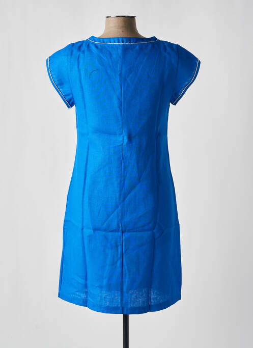 Robe courte bleu MALOKA pour femme