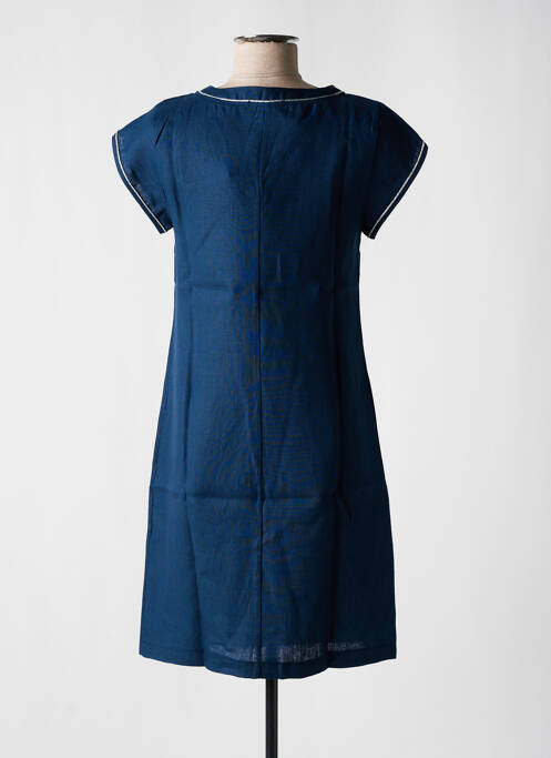 Robe mi-longue bleu MALOKA pour femme