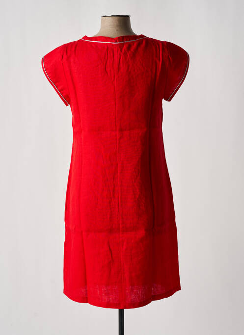 Robe mi-longue rouge MALOKA pour femme