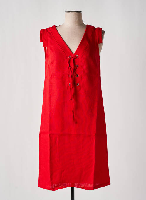 Robe courte rouge MALOKA pour femme