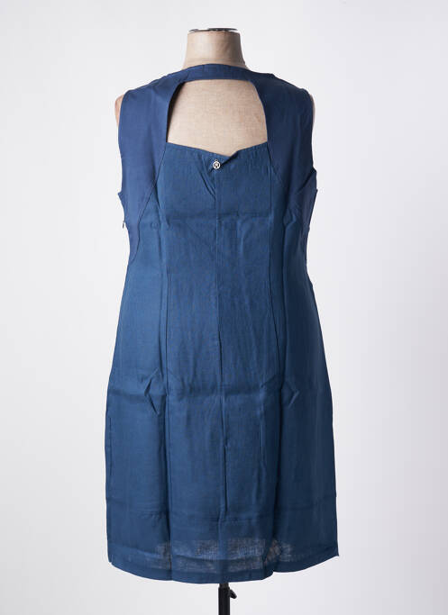 Robe mi-longue bleu MALOKA pour femme