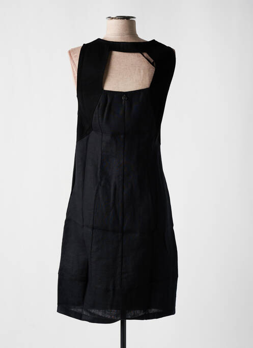 Robe mi-longue noir MALOKA pour femme