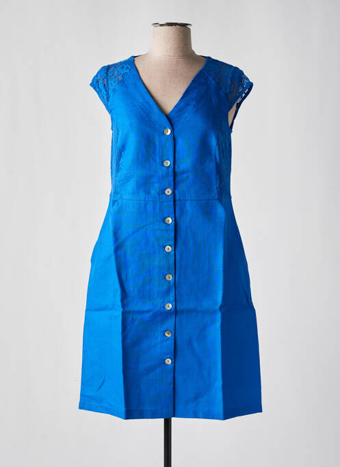 Robe courte bleu MALOKA pour femme