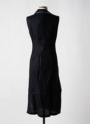 Robe mi-longue noir MALOKA pour femme seconde vue