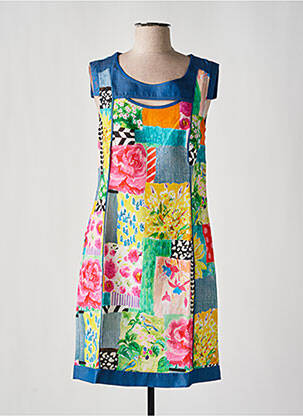 Robe courte bleu MALOKA femme