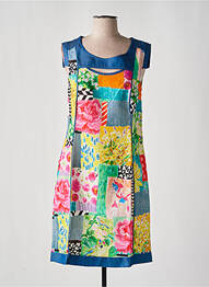 Robe courte bleu MALOKA femme
