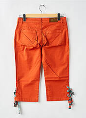 Pantacourt orange PAUL BRIAL pour femme seconde vue