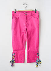 Pantacourt rose PAUL BRIAL pour femme seconde vue