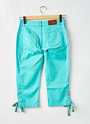 Pantacourt bleu PAUL BRIAL femme
