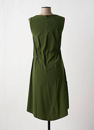 Robe mi-longue kaki MALOKA femme