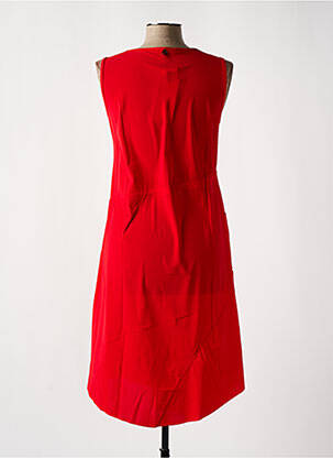 Robe mi-longue rouge MALOKA femme