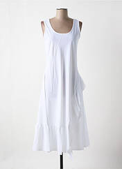 Robe mi-longue blanc MALOKA pour femme seconde vue
