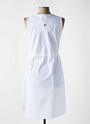 Robe mi-longue blanc MALOKA femme