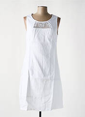 Robe mi-longue blanc MALOKA pour femme seconde vue