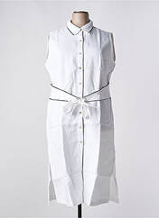 Robe mi-longue blanc MALOKA pour femme seconde vue