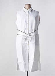 Robe mi-longue blanc MALOKA femme