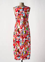 Robe mi-longue rouge MALOKA pour femme seconde vue