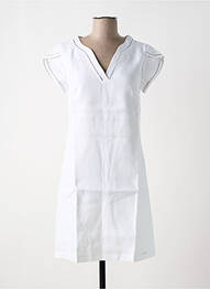 Robe mi-longue blanc MALOKA femme