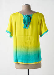 T-shirt jaune PAUL BRIAL pour femme seconde vue