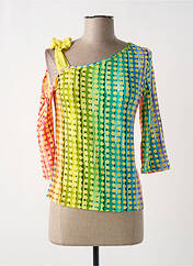 T-shirt jaune PAUL BRIAL pour femme seconde vue