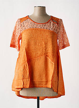 T-shirt orange MALOKA femme