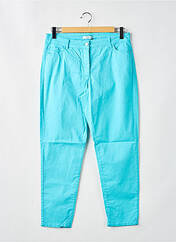 Pantalon slim turquoise PAUL BRIAL pour femme seconde vue