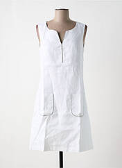 Robe mi-longue blanc MALOKA pour femme seconde vue