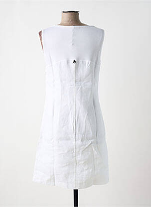 Robe mi-longue blanc MALOKA femme