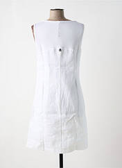 Robe mi-longue blanc MALOKA pour femme seconde vue