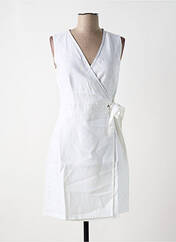 Robe courte blanc MALOKA pour femme seconde vue