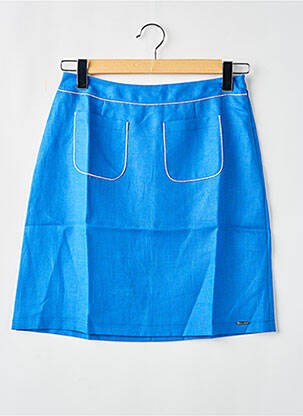 Jupe courte bleu MALOKA femme