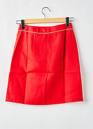 Jupe courte rouge MALOKA femme