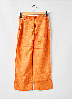 Pantalon droit orange MALOKA femme