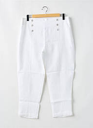 Pantalon 7/8 blanc MALOKA femme
