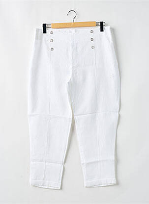 Pantalon 7/8 blanc MALOKA pour femme