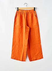 Pantalon droit orange MALOKA pour femme seconde vue