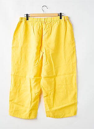 Pantalon droit jaune MALOKA femme