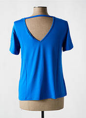 T-shirt bleu MALOKA pour femme seconde vue