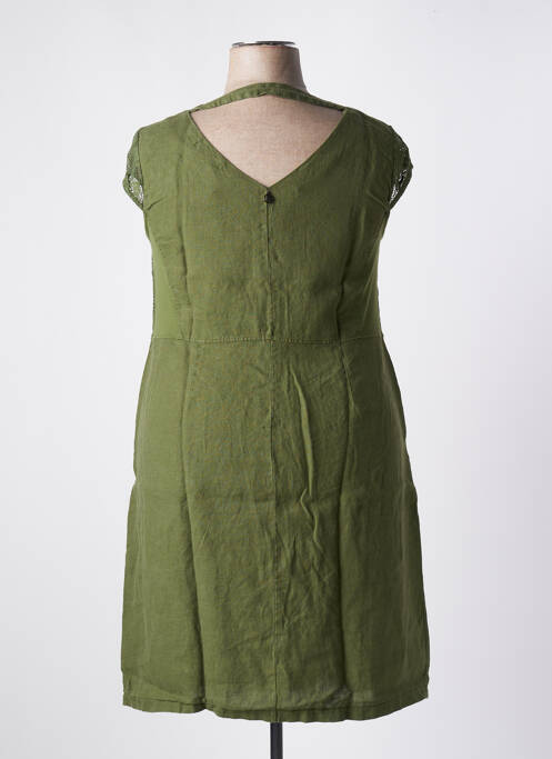 Robe courte kaki MALOKA pour femme