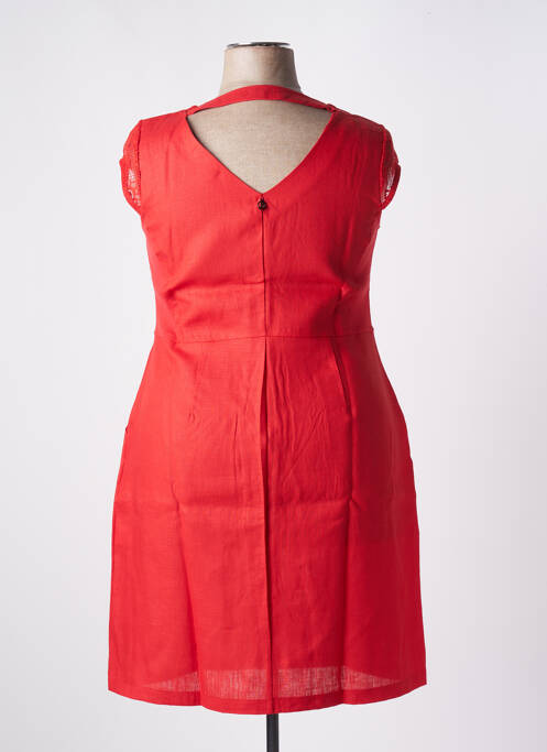 Robe courte rouge MALOKA pour femme