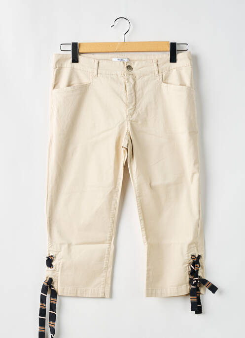 Pantacourt beige PAUL BRIAL pour femme