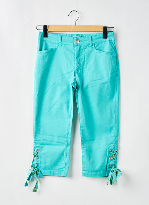 Pantacourt bleu PAUL BRIAL pour femme