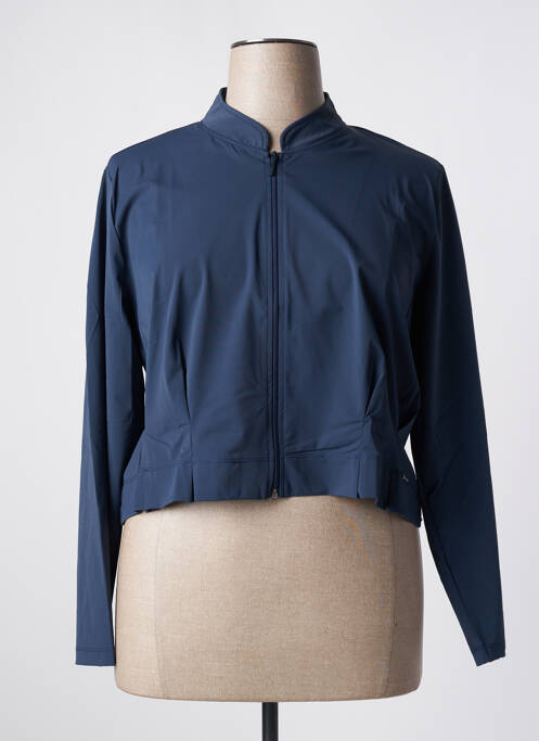 Veste casual bleu MALOKA pour femme