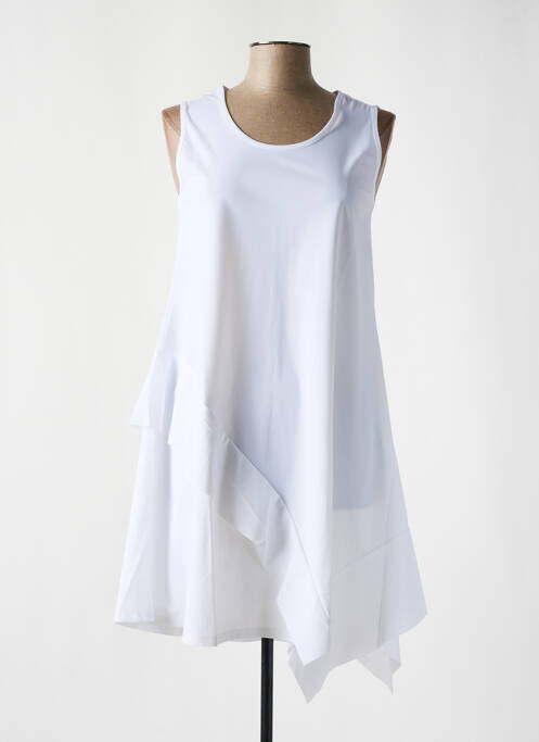 Robe courte blanc MALOKA pour femme