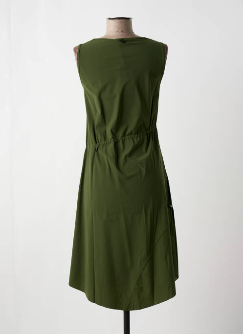 Robe mi-longue kaki MALOKA pour femme