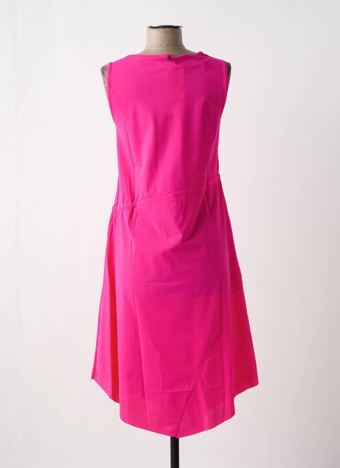 Robe mi-longue rose MALOKA pour femme